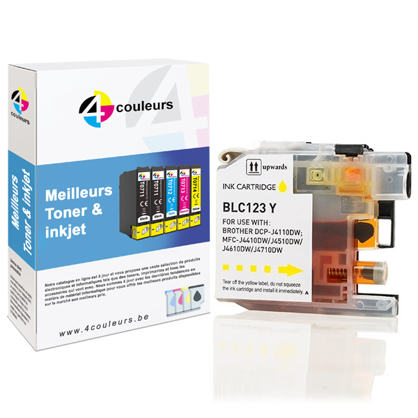 Marque compatible remplace Brother LC-123Y cartouche d'encre- jaune