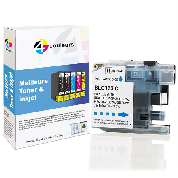 Marque compatible remplace Brother LC-123C cartouche d'encre- cyan