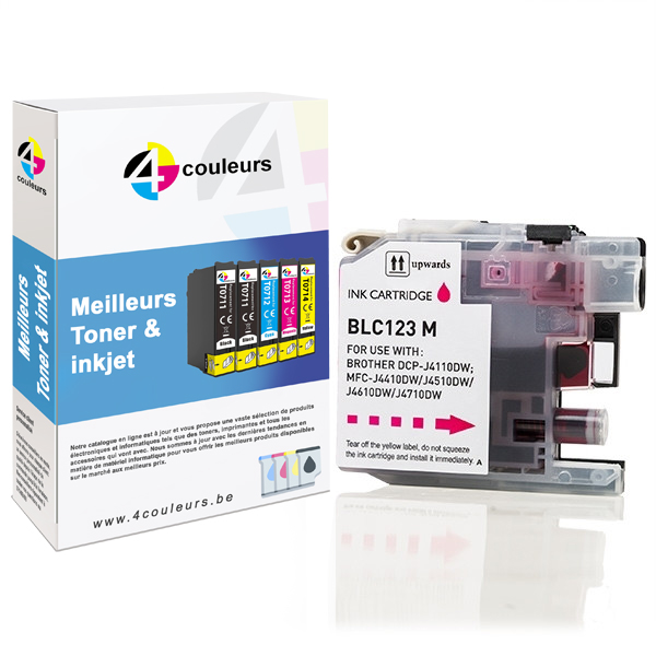 Marque compatible remplace Brother LC-123M cartouche d'encre- magenta