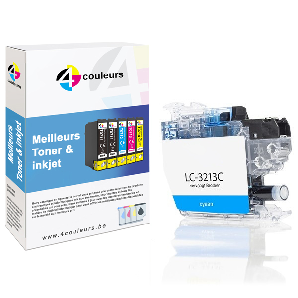 Marque compatible remplace Brother LC-3213C cartouche d'encre haute capacité- cyan