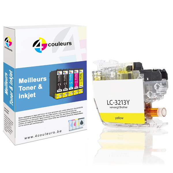 Marque compatible remplace Brother LC-3213Y cartouche d'encre haute capacité- jaune