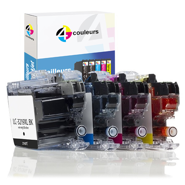 Offre: Marque compatible remplace Brother LC-3219XL noir + 3 couleurs