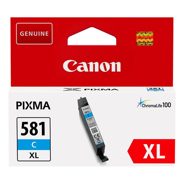 Canon CLI-581C XL cartouche d'encre cyan haute capacité (d'origine)