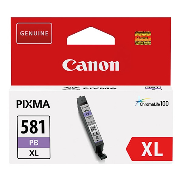 Canon CLI-581PB XL cartouche d'encre bleu photo haute capacité (d'origine)